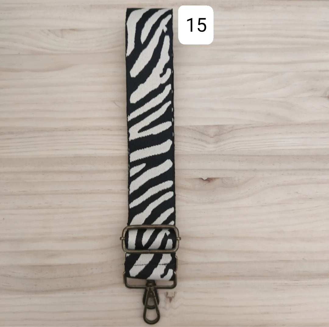 Bolso doble cadena en piel de ante personalizado - color negro