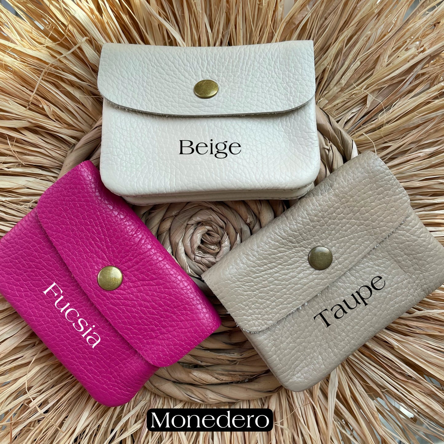 Bolso doble piel cadena print en color fucsia personalizado