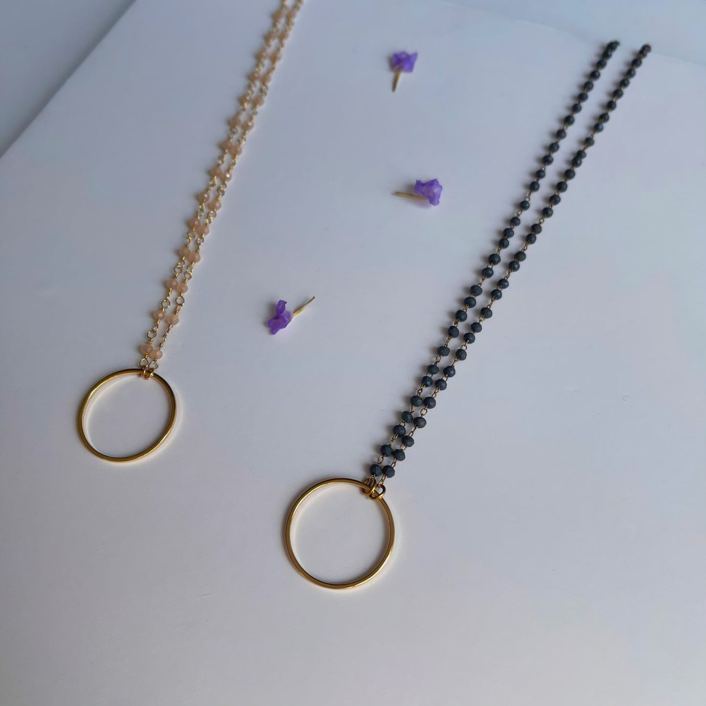 Collar circulo combinado