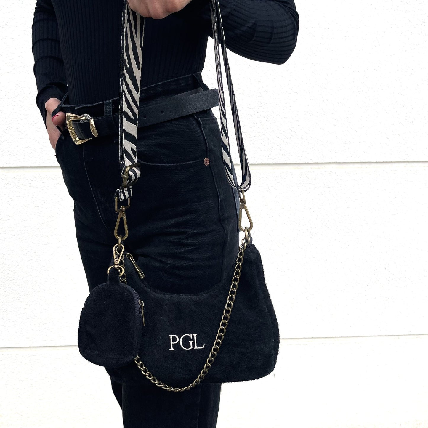 Bolso multipocket medium personalizado - Color negro