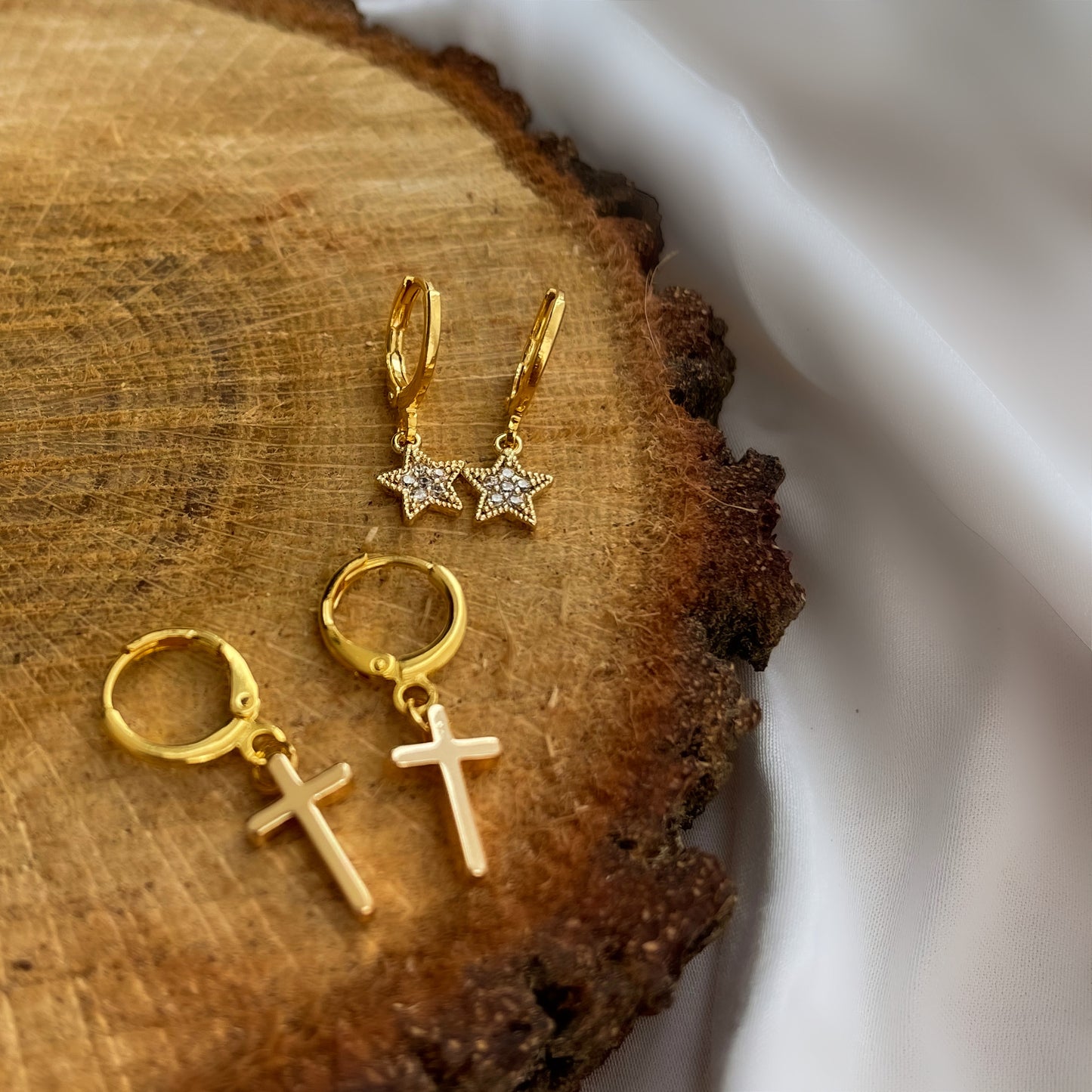 Aros estrella brillante