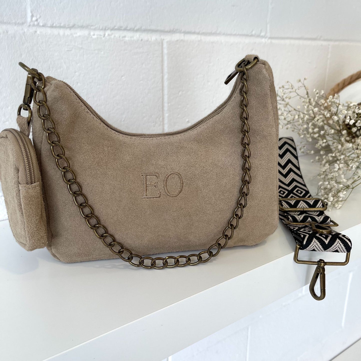 Bolso multipocket medium personalizado - Color beige