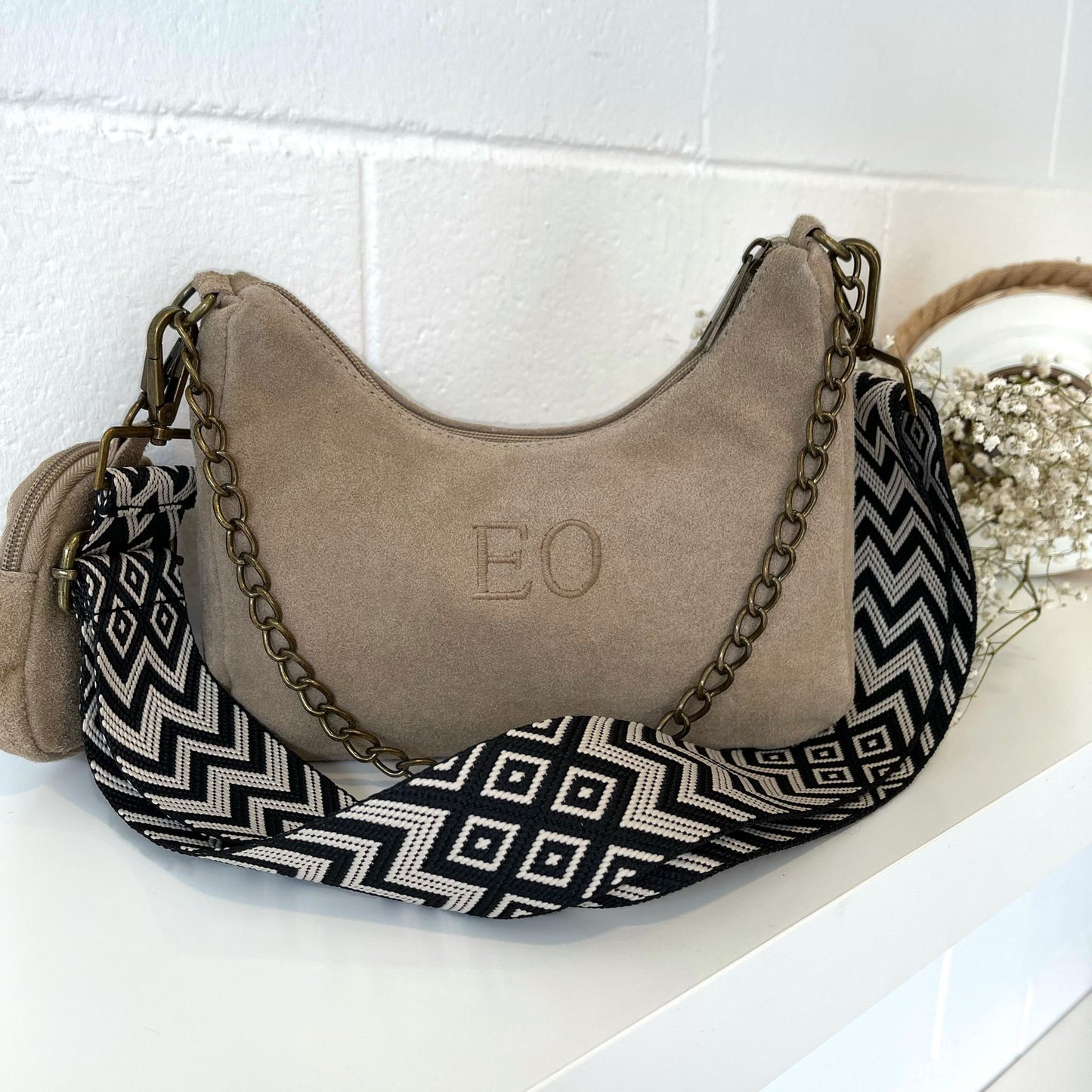 Bolso multipocket medium personalizado - Color beige