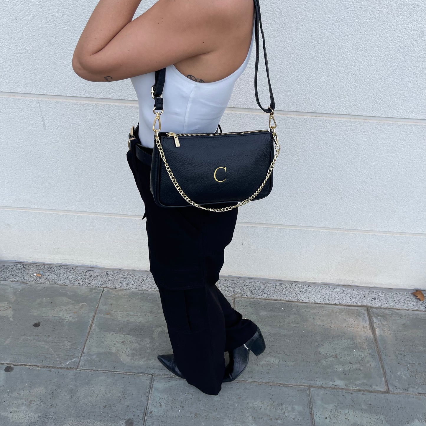 Bolso cadena de piel personalizado