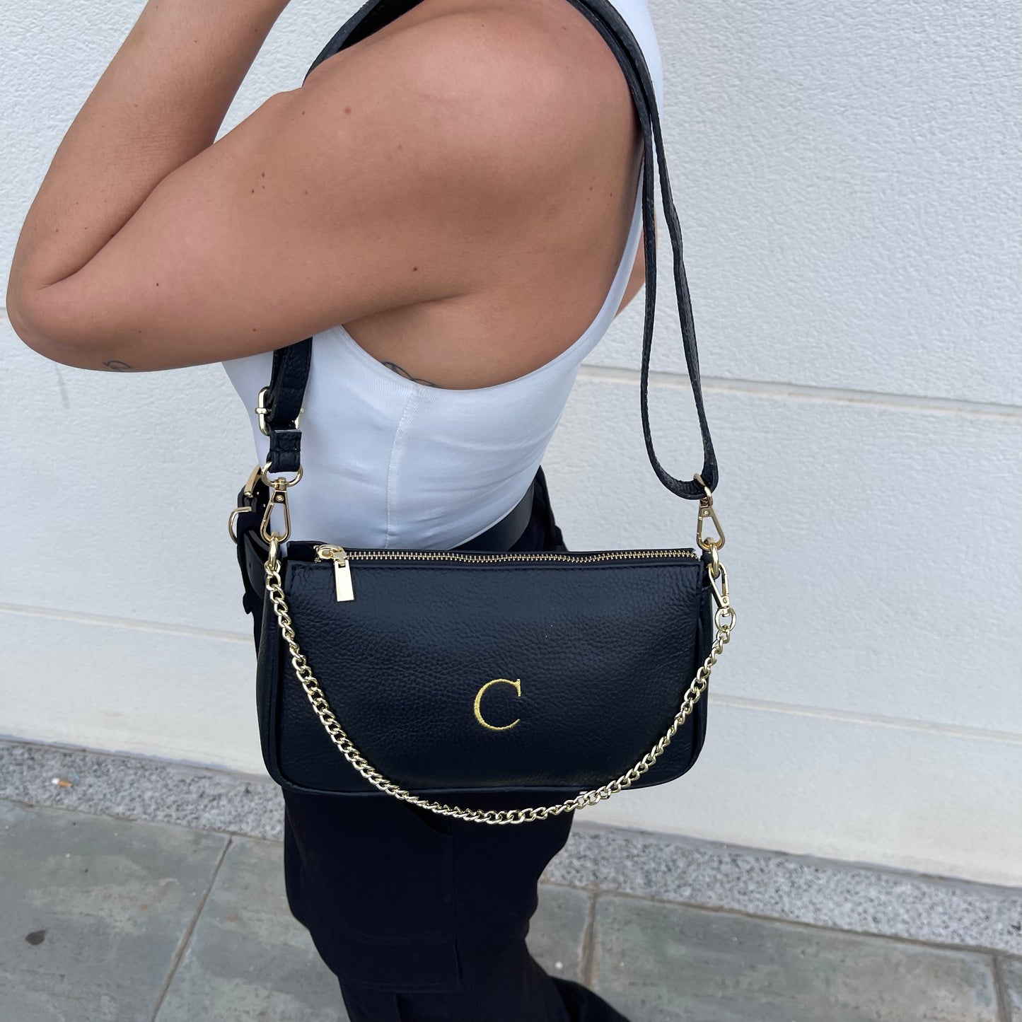 Bolso cadena de piel personalizado