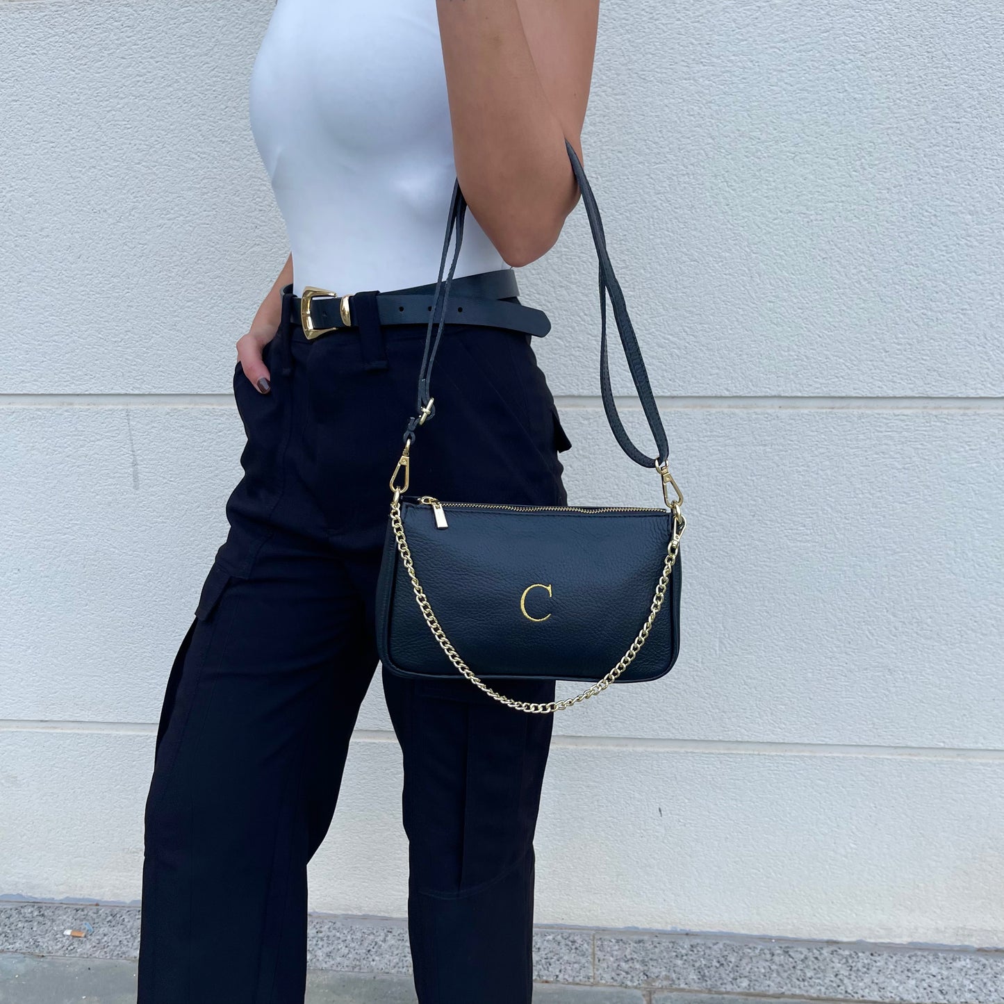 Bolso cadena de piel personalizado