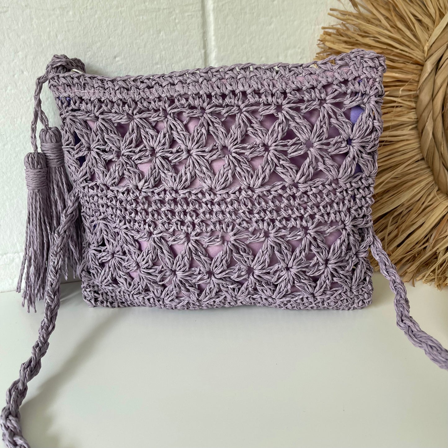 Mini bandolera rafia