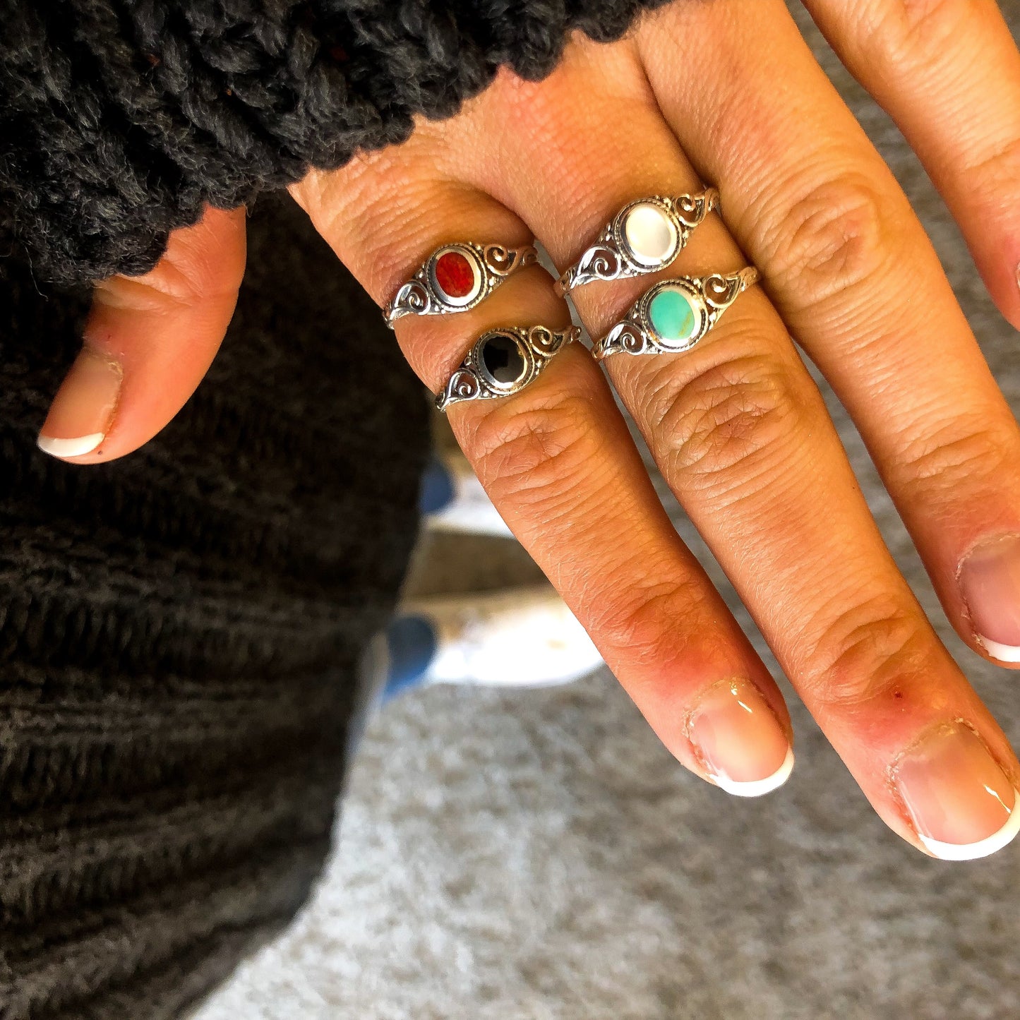 Anillo Hawai Cuarzo
