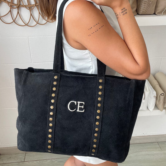 Bolsos de ante grandes sale