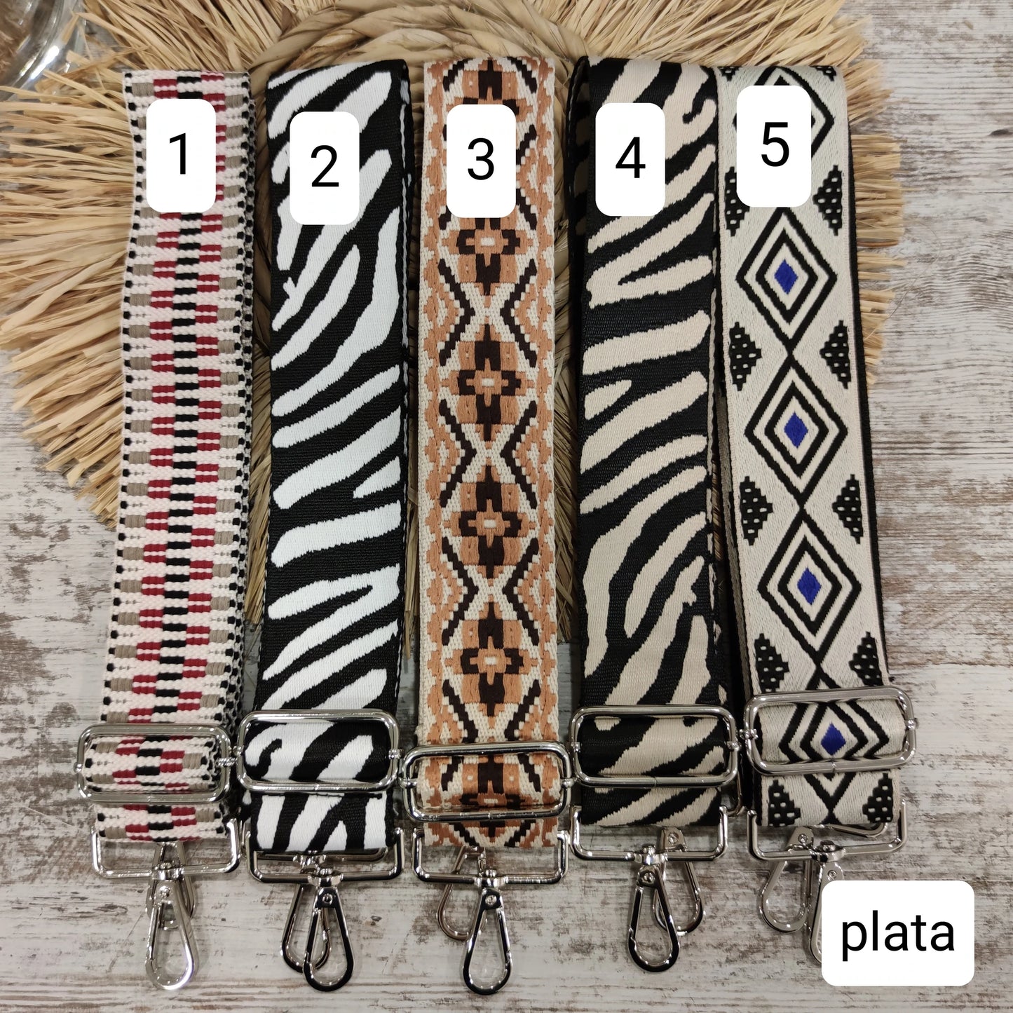 Bolso de piel doble cadena personalizado - Color crudo