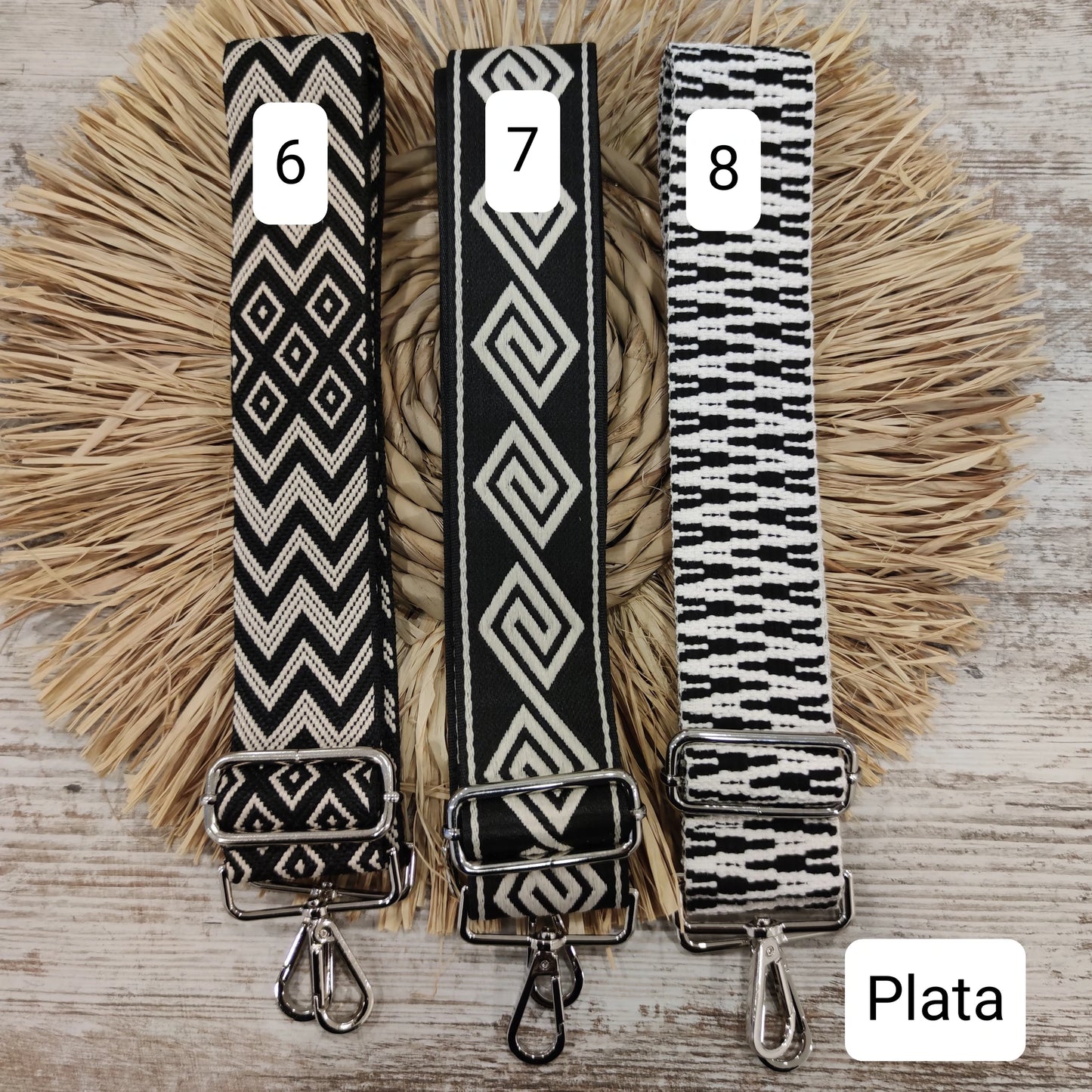 Bolso de piel doble cadena personalizado - Color crudo