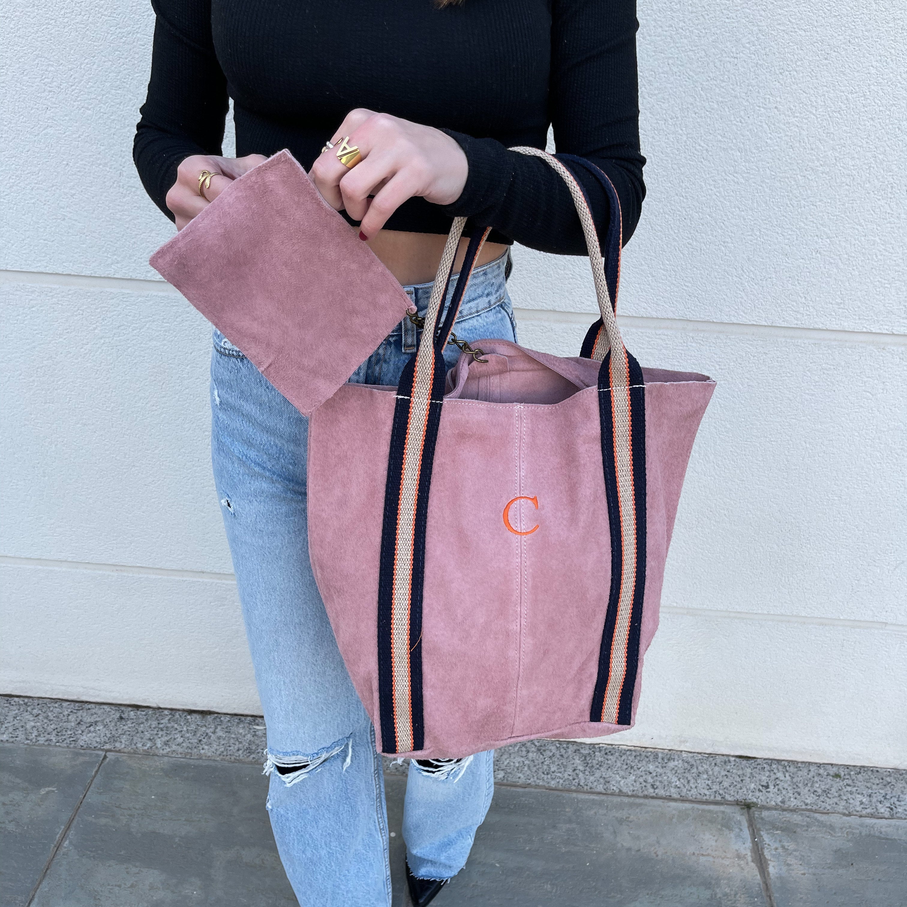 Bolso shopper ante online marron